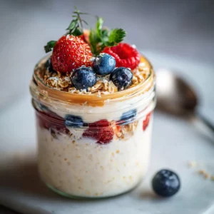 Vanilla Overnight Oats Easy Healthy Breakfast