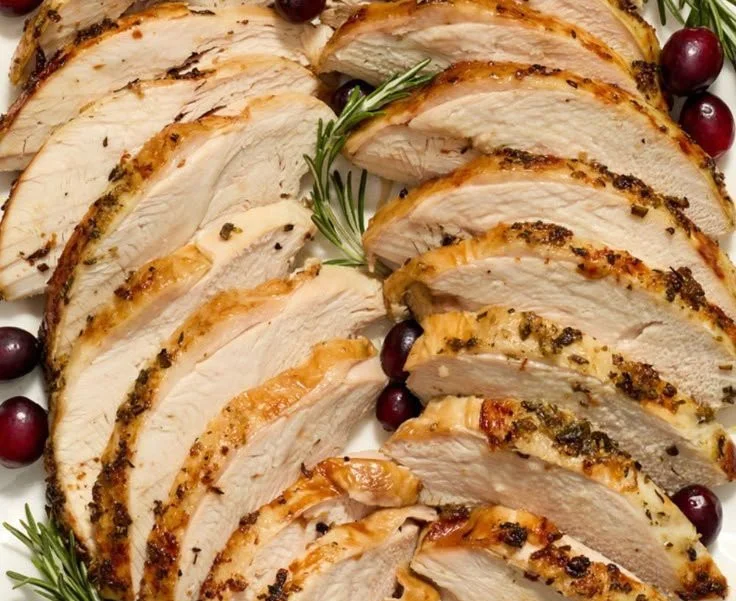 Crock Pot Bone In Turkey Breast recipe with juicy meat and rich flavors