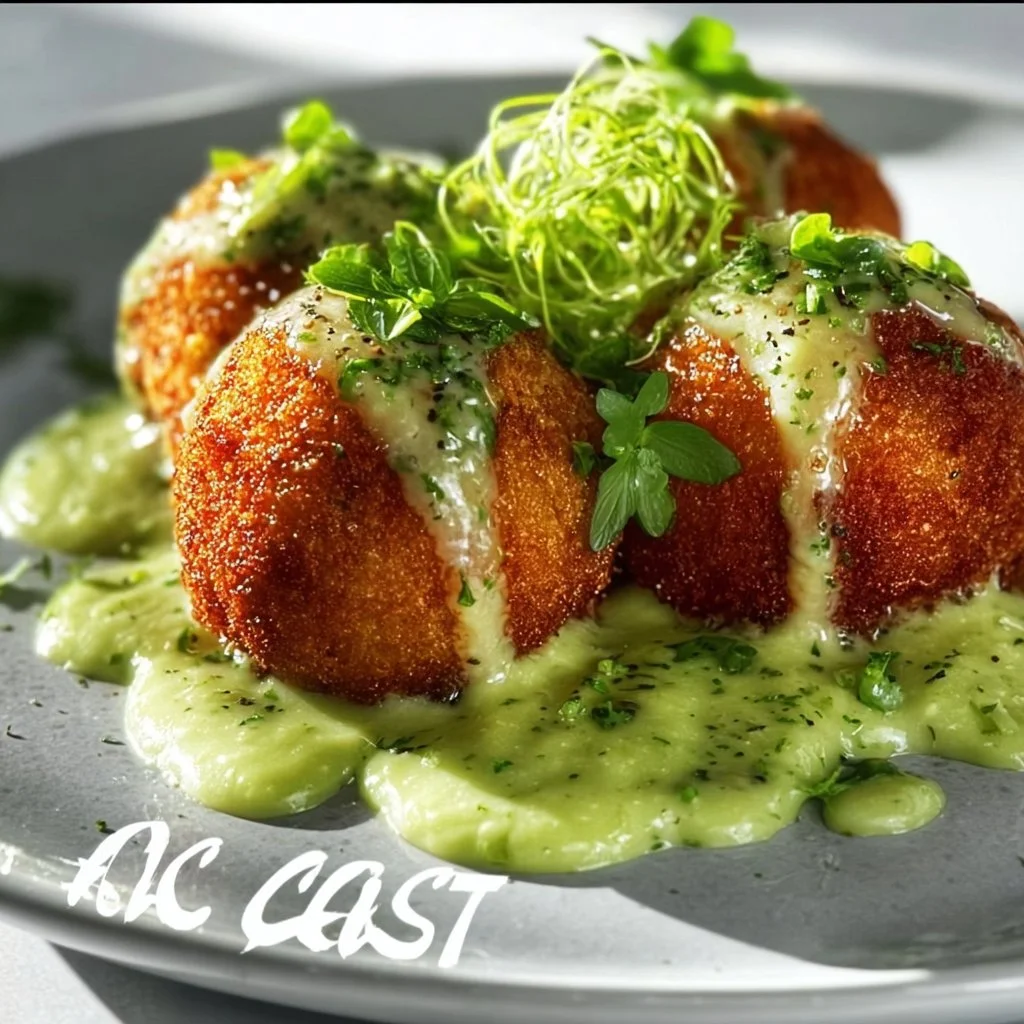 Deliciously crispy salmon balls ready to serve as appetizers or snacks.
