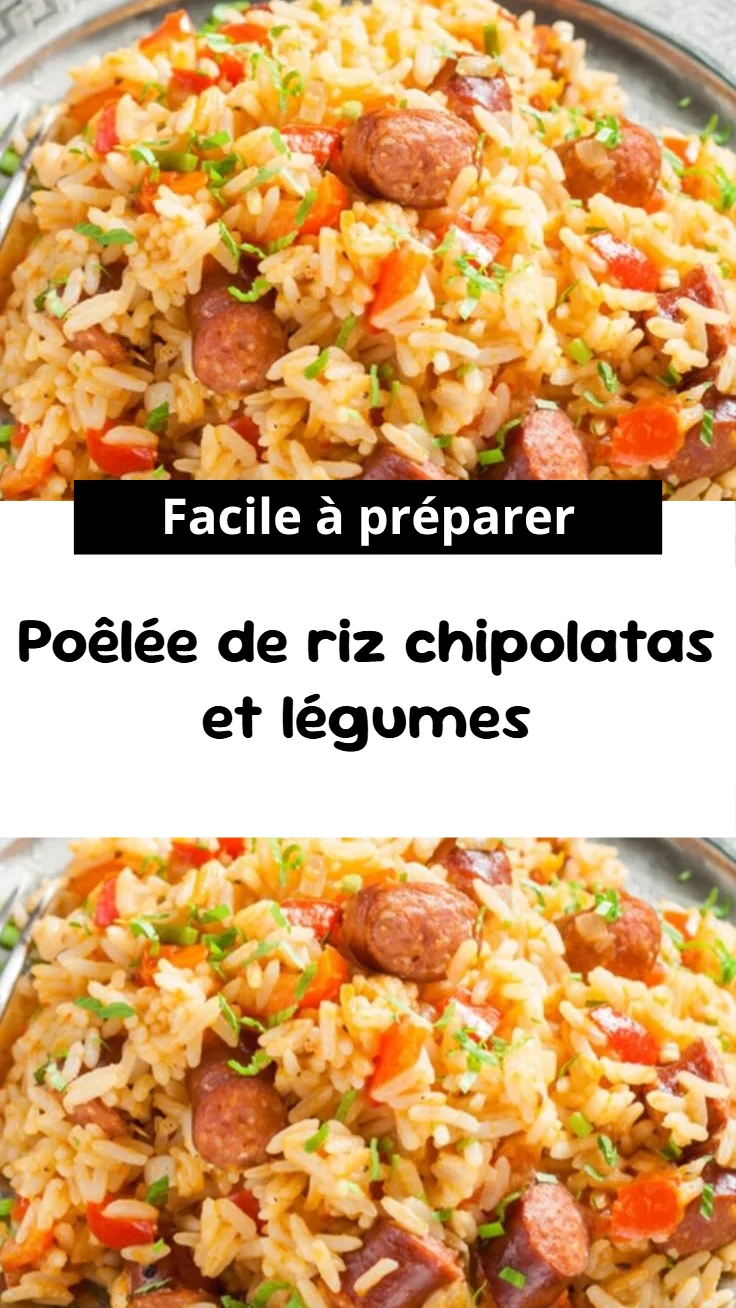 Poêlée de riz chipolatas et légumes 2 poelee de riz chipolatas et legumes 2026 07 05 042446
